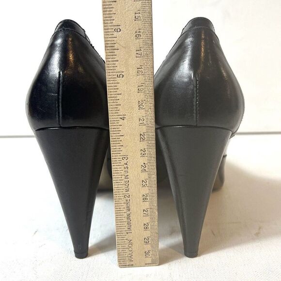 Botkier Womens Black Patent Leather Pointed Toe Studded Pumps Shoes EU 40 US 9.5 - Picture 10 of 11